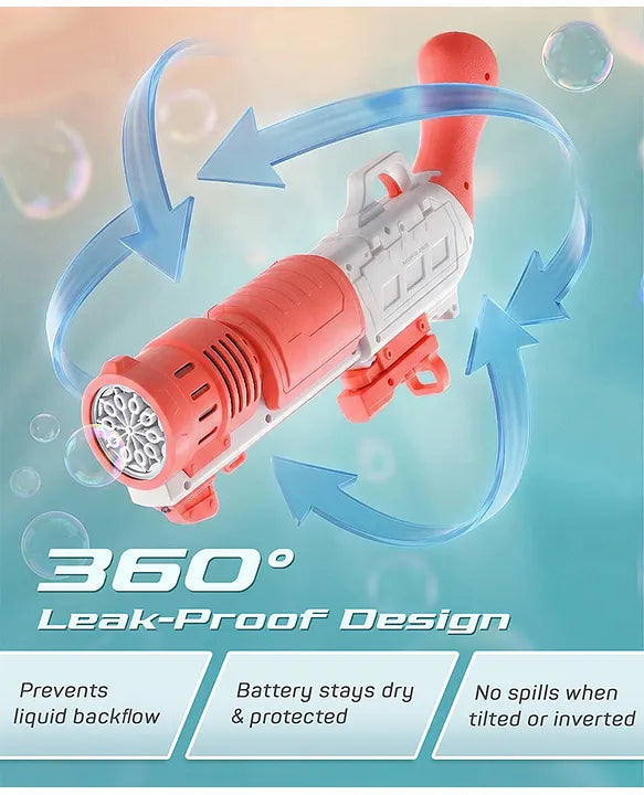Automatic Bubble Shot Gun for Kids