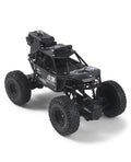 RC Rock Crawler Monster Truck with Smoke Spray Function and Type-C Charging Fog Rock Crawler -Black