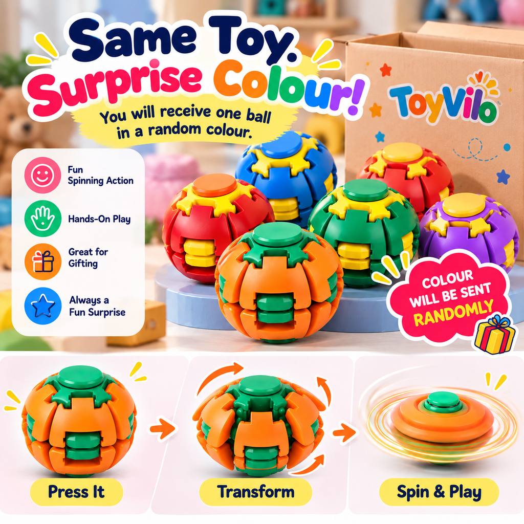 Rotating Fidget Spinner Ball Toy for Kids