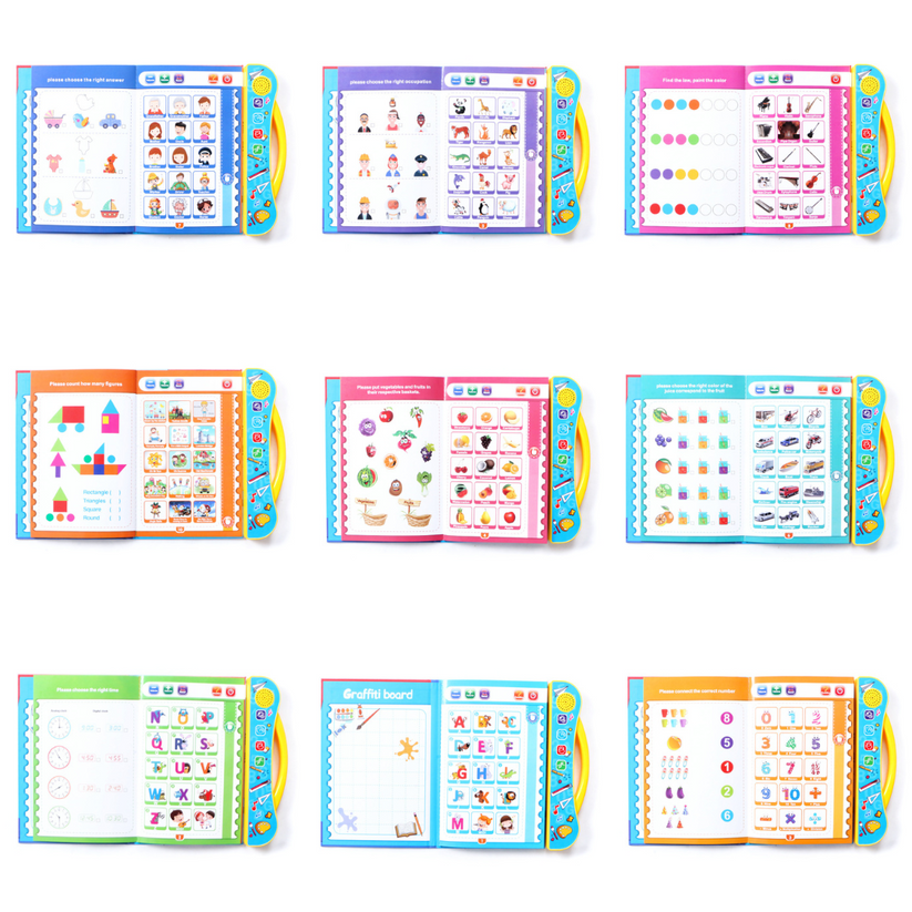 Educational Intelligence Interactive Learning Book for Kids